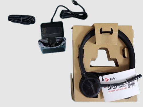 Poly voyager 4320 cuffie - poly, uc