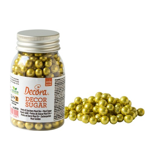 Perline oro zucchero 100g - oro,