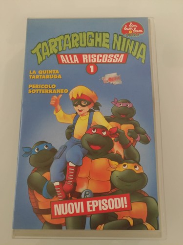 Vhs tartarughe ninja alla - vhs,