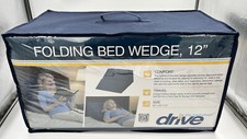 Drive Medical Cuscino a Cuneo Inclinazione Letto Pieghevole 12 Pollici RTL3827 23x23x12 BLU