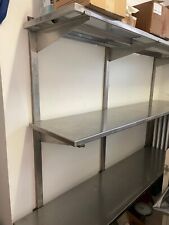 scaffalatura 3 ripiani acciaio inox