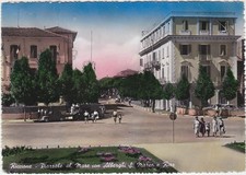 RICCIONE - RIMINI - PIAZZALE AL MARE CON ALBERGHI S. MARCO E RIZZ - VIAGG.-26707