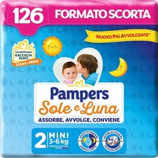 Pampers Sole e Luna Mini 126