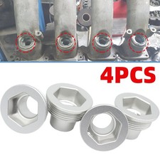 4x Sedile Coppa Inserto Iniettore Carburante Alluminio per Audi TT 8N Controllo Auto Motore Fix