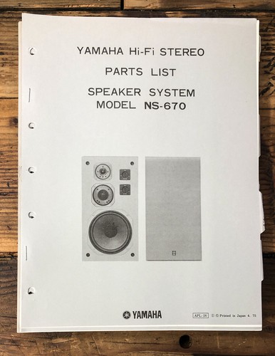 Yamaha 670 manuale - ns-670, di