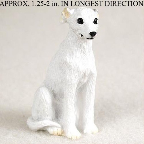 Whippet mini statuina dipinta