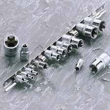Kit 14 pezzi bussole Torx femmina Clarke International PRO372 1700778 sottili