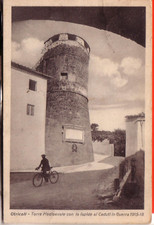 CARTOLINA  OTRICOLI  FP  VIAGGIATA  1931 TORRE MEDIOVALE CON LAPIDE CADUTI