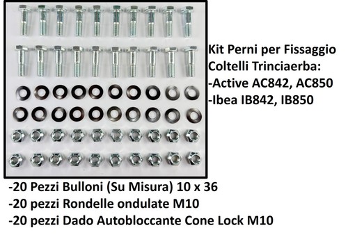 Kit perni per fissaggio - kit,