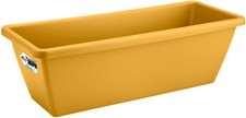 Barcelona Trough 40 - Fioriera per Balcone Esterno - Ø 39.5 X H 16.0 Cm - Giallo