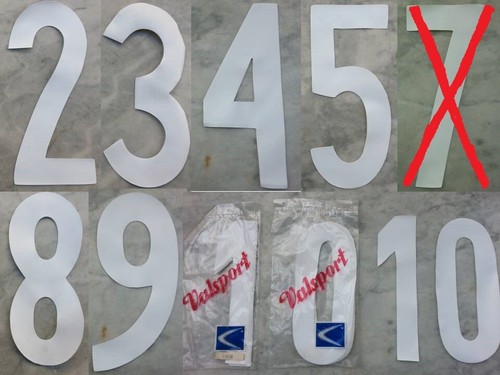 Numero valsport bianco maglia - valsport,