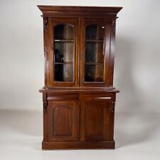 Credenza con Vetrina In stile antico 800 Mobile da salone in legno Libreria