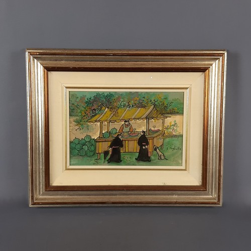 Quadro olio cartoncino - quadro,