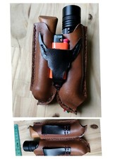 Guaina Fodero  Custodia Cuoio Ad Esempio X Coltello Opinel Torcia Accendino Edc