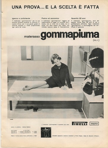 Materasso gommapiuma pirelli - gommapiuma,