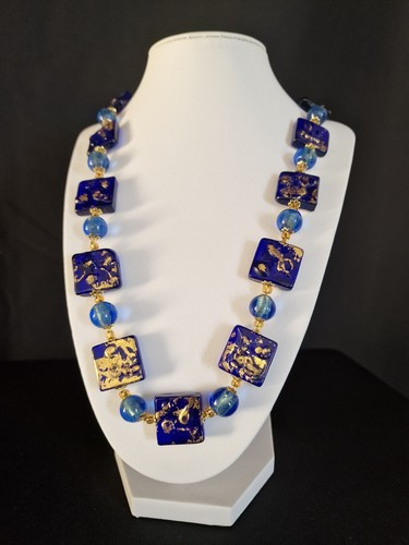 Collana bracciale vetro - collana,