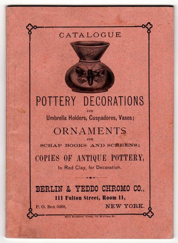 Catalogue pottery etc - catalogue, of
