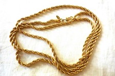 Superbe collier torsadé Monet