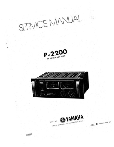 Manuale servizio per yamaha - di,