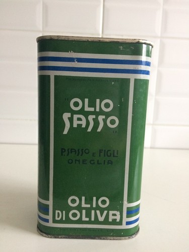 Lattina olio sasso vintage - olio, 1