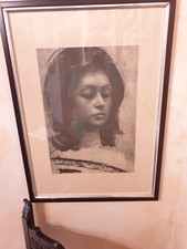 Litografia di Pietro Annigoni 50x70 circa con cornice