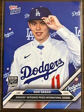 2024 Topps Now #OS-16 Roki Sasaki Los Angeles Dodgers