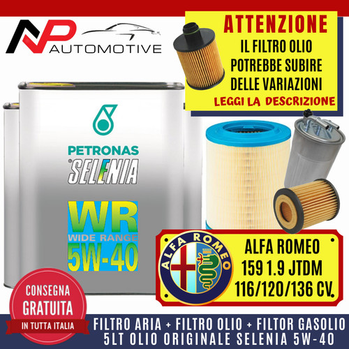 Kit tagliando alfa 159 jtd - alfa,