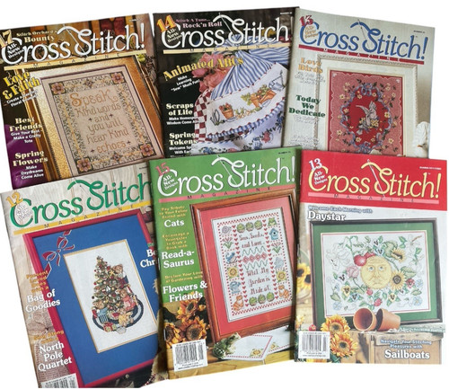 Lotto riviste punto croce - lotto,