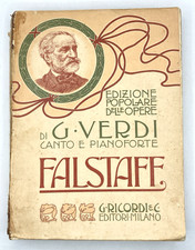 Falstaff verdi spartito canto - falstaff,