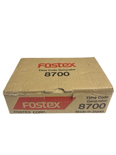 Generatore time code - code, fostex