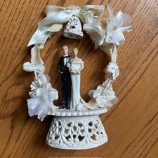 Cake topper matrimonio vintage