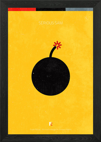 Sam serio poster minimal - sam,