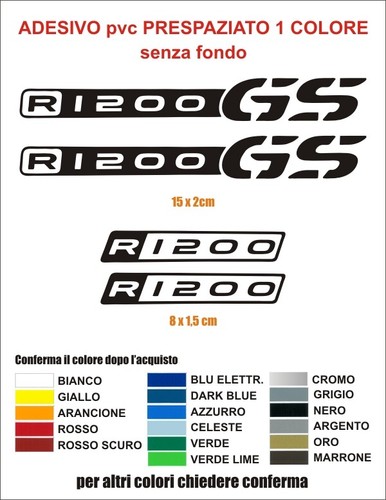 Kit adesivi bmw 1200 - bmw, gs