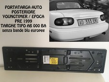 PORTATARGA POSTERIORE vecchie