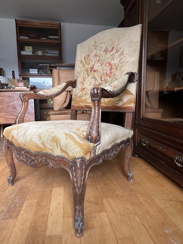 Poltrona trono antica 1850