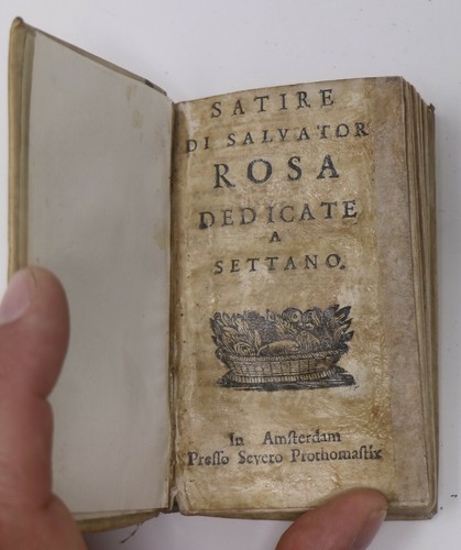 Libro antico satire di - "satire,