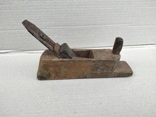 Antica pialla da falegname  fatta a mano Antichi mestieri  lama con marchi