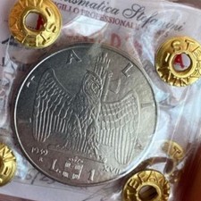 REGNO D'ITALIA 1 LIRA 1939 XVII MAGNETICA PERIZIATA FIOR DI CONIO UNC