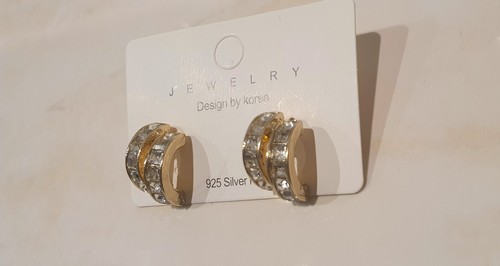 Orecchini clip oro tondo - a, in
