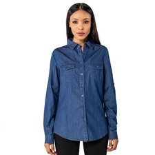 Camicia donna effetto jeans