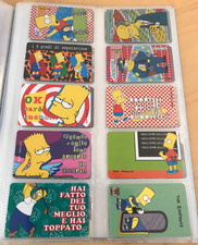 10 Schede Tessere Special Cards Simpson Da Collezione