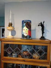 Glass Sculpture On Stand By