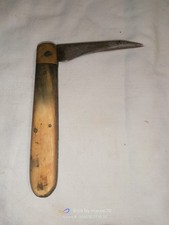 ANTICO COLTELLO DA TASCA MANICO IN OSSO ANNI 30 / 40 