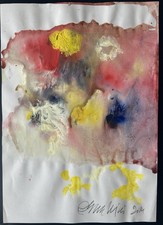 ODDINO GUARNIERI Opera Tecnica Mista Su Carta 30x21cm Anno 2014 Certificato