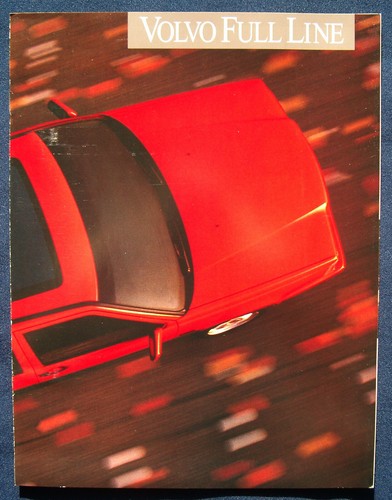 Brochure depliant volvo - brochure, 1993