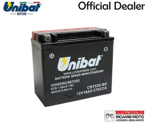 Cbtx20 batteria agm unibat - batteria,