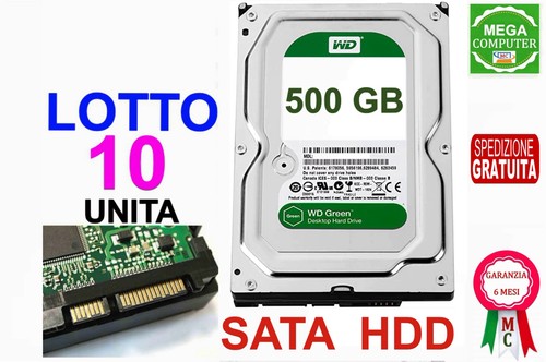 Lotto unità hdd - lotto, 500