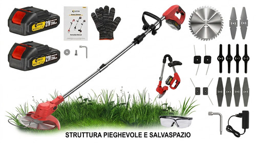 Decespugliatore batteria - a,