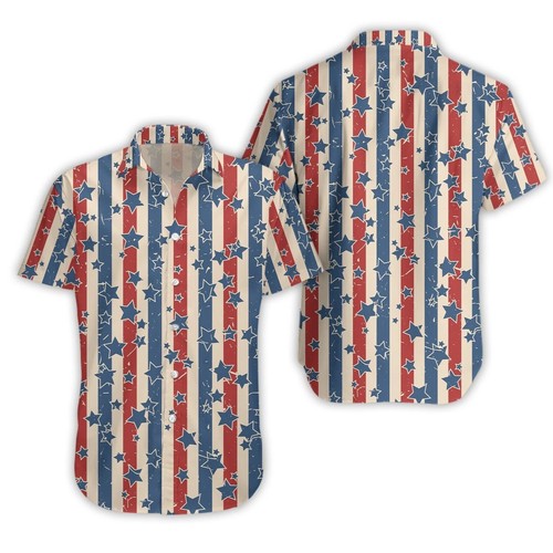 Camicia hawaiana patriottica