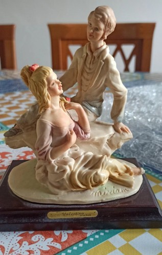 Statuina vintage ceramica - statuina, in